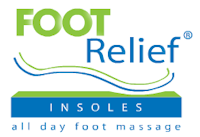 FootRelief glycerin filled shoe insoles give the feet an all day foot massage while you walk or stand
